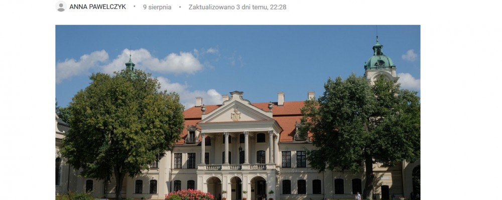 Kurier Lubelski: Pałac w Kozłówce zamieni się w Straszny Dwór