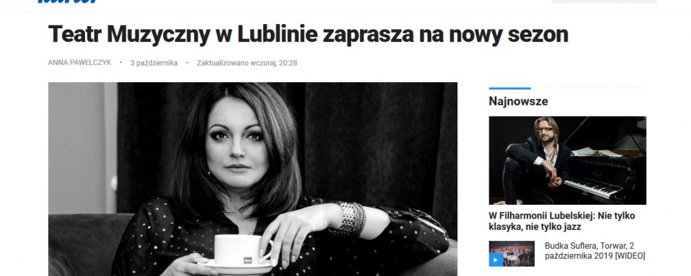 Kurier Lubelski: Teatr Muzyczny w Lublinie zaprasza na nowy sezon