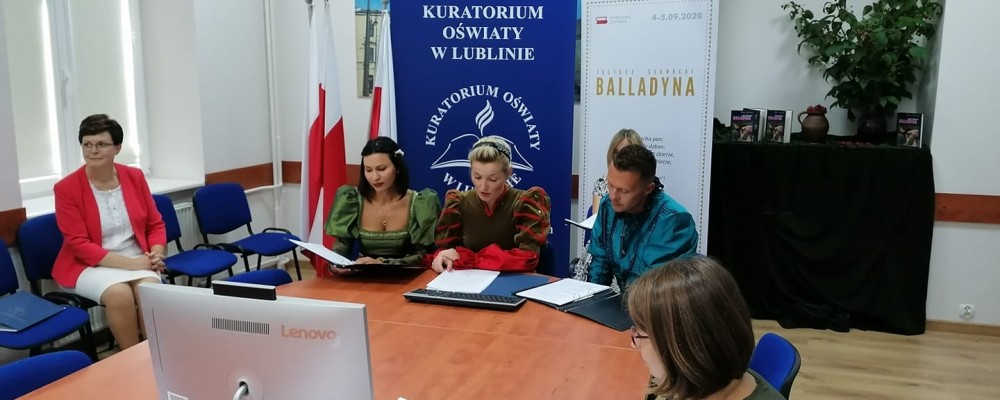 Narodowe Czytanie "Balladyny" Juliusza Słowackiego w Kuratorium Oświaty w Lublinie
