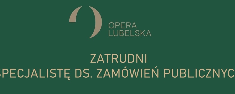 grafika dotycząca oferty pracy na stanowisko specjalisty do spraw zamowien publicznych